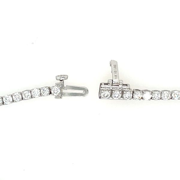 14KW Gold Lab Grown Diamond Tennis Necklace 6.99 CTW - 16