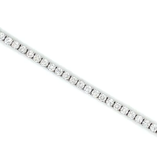 14KW Gold 3.50 CTW Lab Grown Diamond Line Bracelet 7