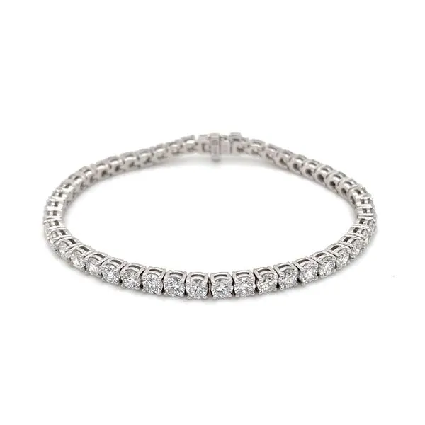 14KW Gold 8.93 CTW Lab Grown Diamond Line Bracelet  7