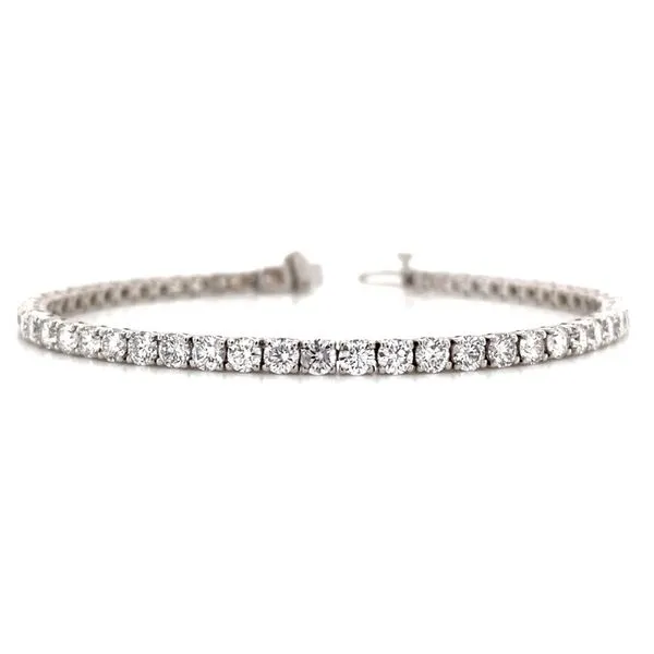 14KW Gold 5.88 CTW Lab Grown Diamond Line Bracelet  7