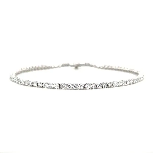 14KW Gold 2.43 CTW Lab Grown Diamond Line Bracelet 7