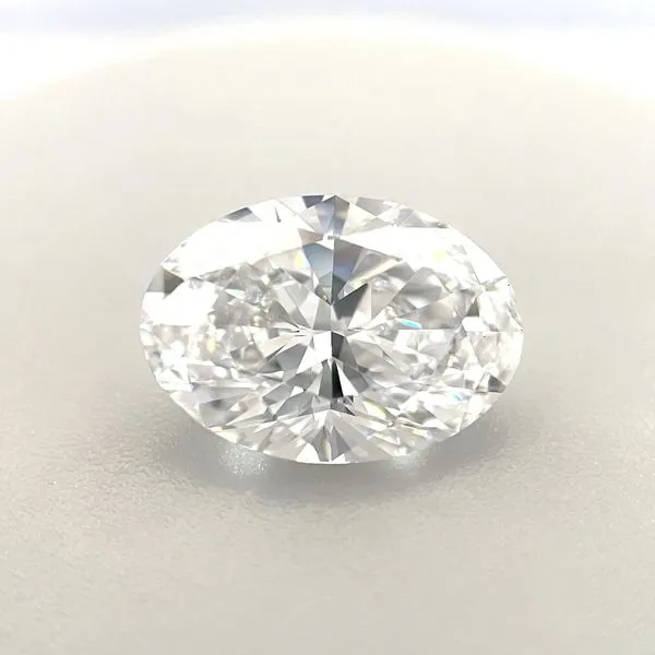 3.01 Ct Oval Lab Grown Diamond D Color VS1 Clarity - GIA Franzetti Jewelers Austin, TX