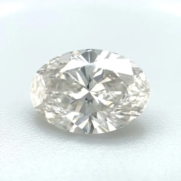 3.14 Ct Oval Lab Grown Diamond G Color VVS2 Clarity - IGI Franzetti Jewelers Austin, TX