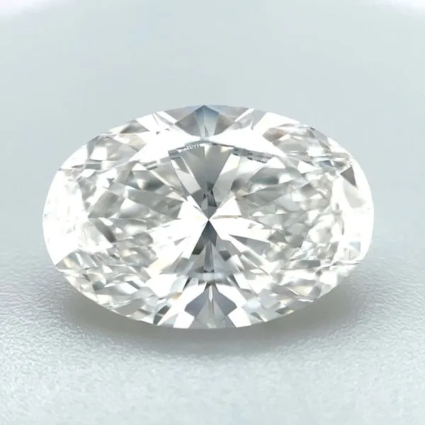 4.02 Ct Oval Lab Grown Diamond E Color VVS2 Clarity - IGI Franzetti Jewelers Austin, TX