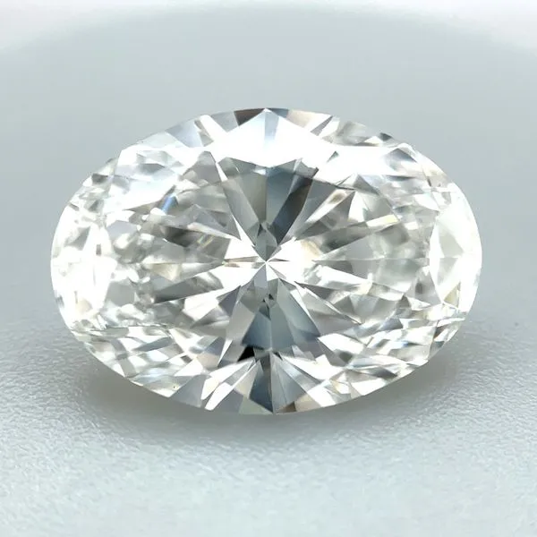5.02 Ct Oval Lab Grown Diamond E Color VVS2 Clarity - IGI Franzetti Jewelers Austin, TX