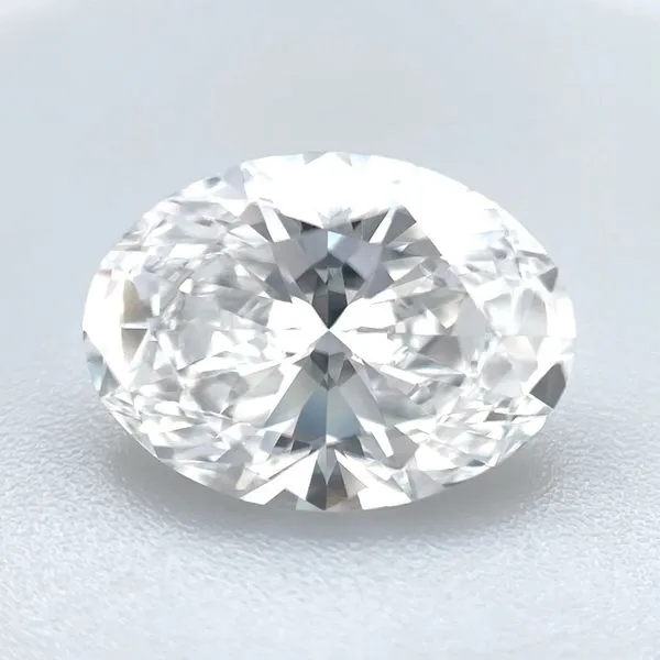 3.72 Ct Oval Lab Grown Diamond D Color VVS2 Clarity - IGI Franzetti Jewelers Austin, TX