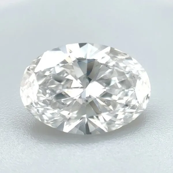 3.81 Ct Oval Lab Grown Diamond D Color VS2 Clarity - IGI Franzetti Jewelers Austin, TX