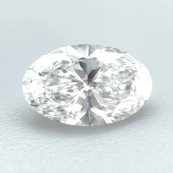 2.03 Ct Oval Lab Grown Diamond D Color VVS2 Clarity - GIA Franzetti Jewelers Austin, TX