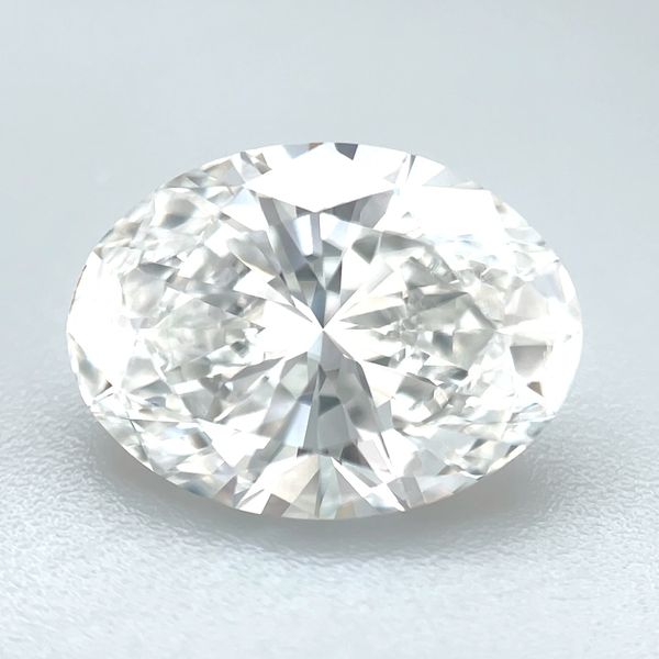 4.09 Ct Oval Lab Grown Diamond E Color VVS2 Clarity - IGI Franzetti Jewelers Austin, TX