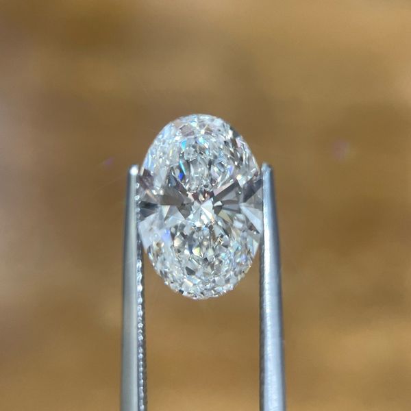 4.08 Ct Oval Lab Grown Diamond F Color VVS2 Clarity - IGI Image 4 Franzetti Jewelers Austin, TX