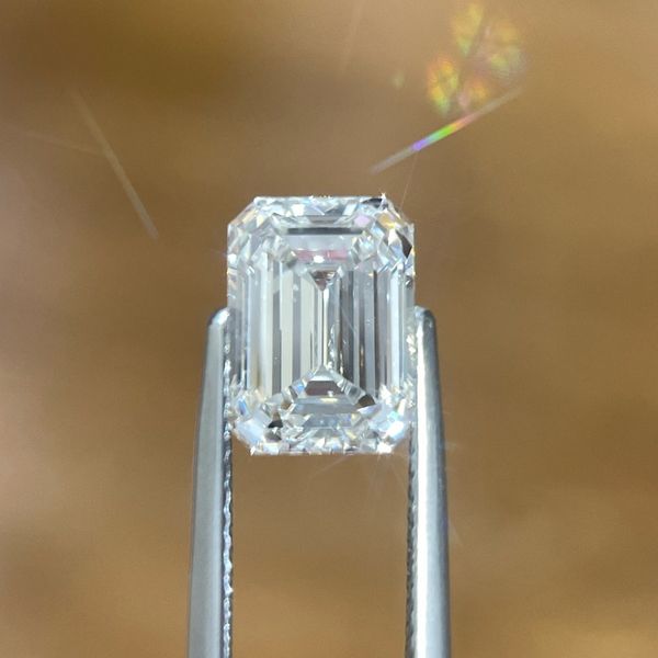 3.10 Ct Emerald Cut Lab Grown Diamond E Color VVS2 Clarity - IGI Image 4 Franzetti Jewelers Austin, TX