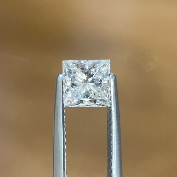 1.08 Ct Princess Cut Lab Grown Diamond E Color VVS2 Clarity - IGI Image 3 Franzetti Jewelers Austin, TX