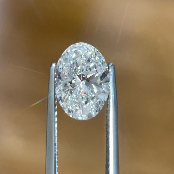 2.57 Ct Oval Lab Grown Diamond D Color VVS2 Clarity - IGI Image 3 Franzetti Jewelers Austin, TX