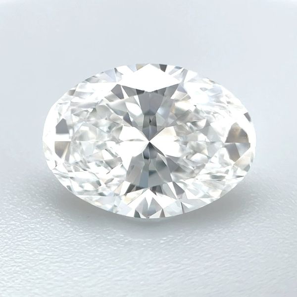 2.58 Ct Oval Lab Grown Diamond D Color VVS2 Clarity - IGI Franzetti Jewelers Austin, TX