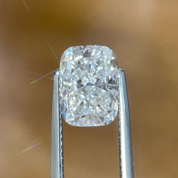 2.59 Ct Elongated Cushion Lab Grown Diamond D Color VVS2 Clarity - IGI Image 4 Franzetti Jewelers Austin, TX