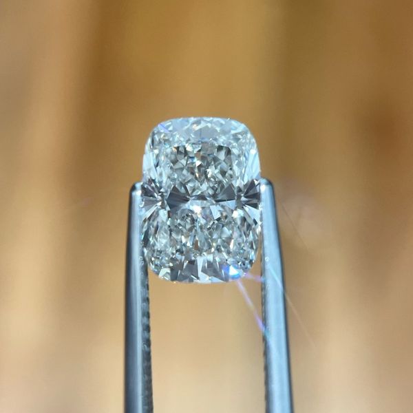 3.09 Ct Elongated Cushion Lab Grown Diamond F Color VVS2 Clarity - IGI Image 4 Franzetti Jewelers Austin, TX