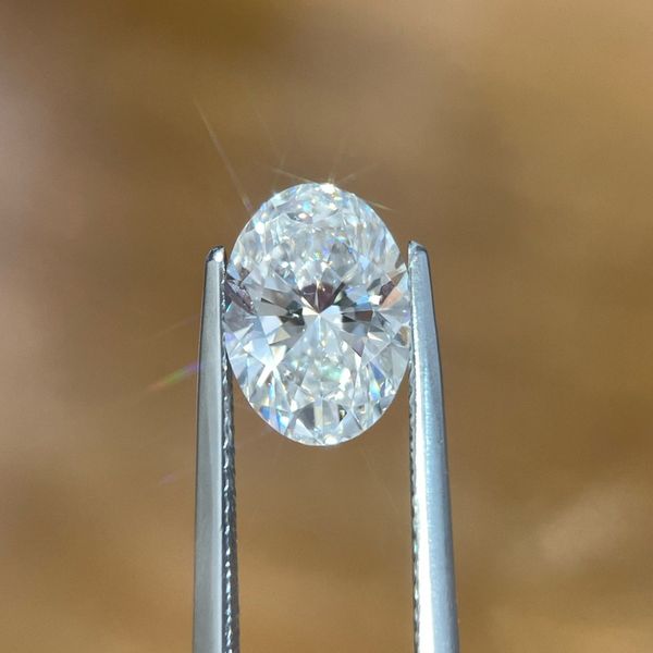 2.57 Ct Oval Lab Grown Diamond E Color VVS2 Clarity - IGI Image 4 Franzetti Jewelers Austin, TX