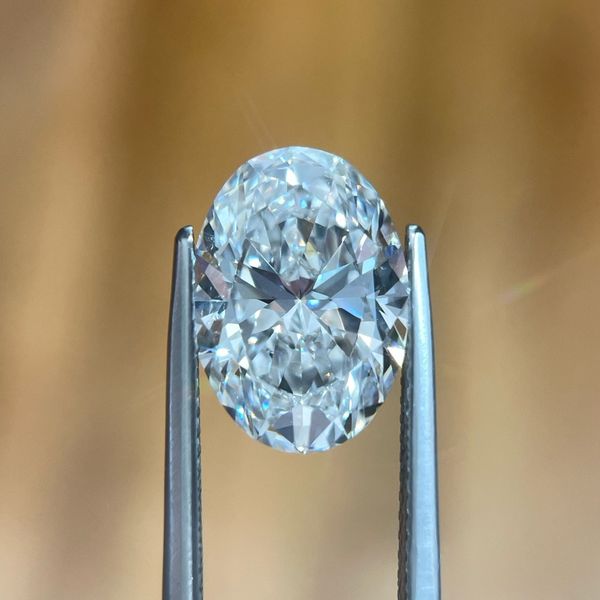 5.05 Ct Oval Lab Grown Diamond D Color VVS2 Clarity - IGI Image 4 Franzetti Jewelers Austin, TX