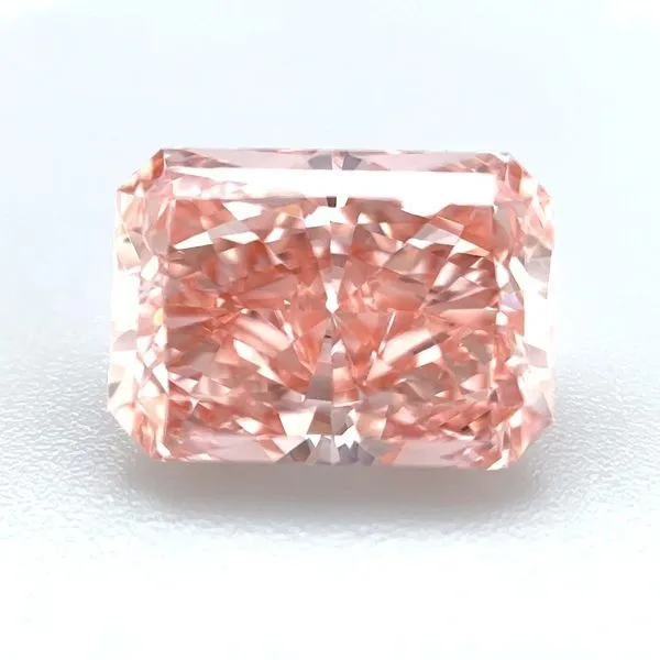 3.73 Ct Radiant Fancy Pink Lab Grown Diamond VS1 Clarity - IGI Franzetti Jewelers Austin, TX