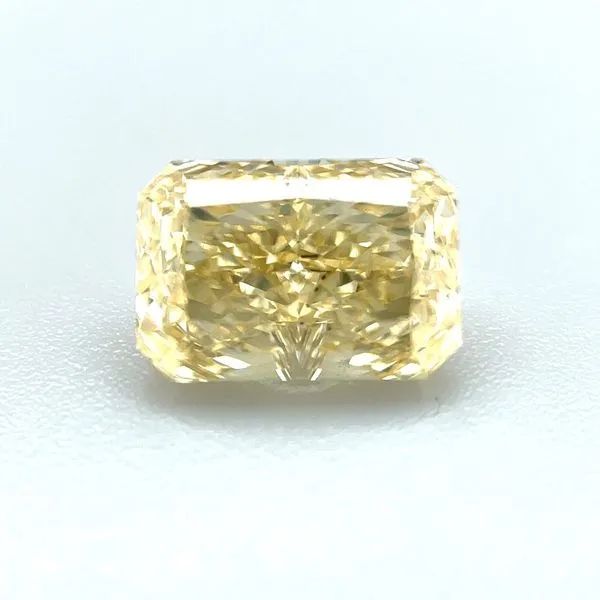 2.03 Ct Radiant Fancy Yellow Lab Grown Diamond VVS2 Clarity - IGI Franzetti Jewelers Austin, TX