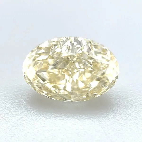 2.10 Ct Oval Fancy Yellow Lab Grown Diamond VVS1 Clarity - IGI Franzetti Jewelers Austin, TX