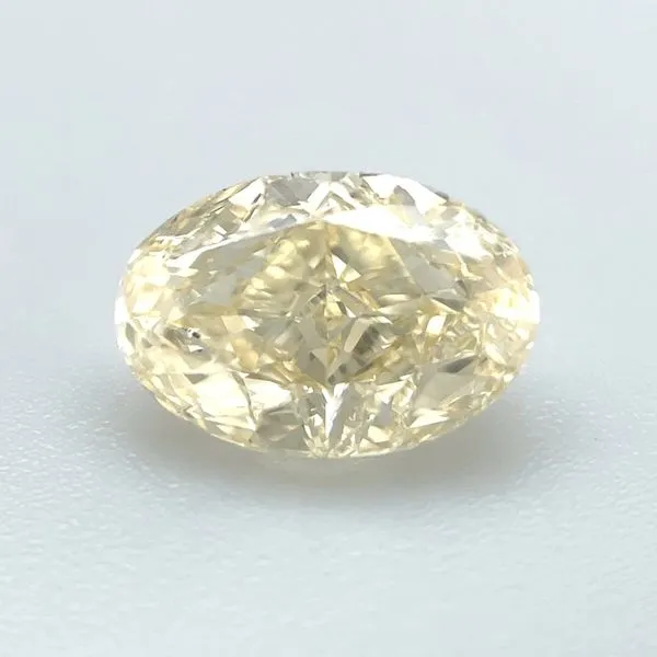 2.06 Ct Oval Fancy Yellow Lab Grown Diamond VS1 Clarity - IGI Franzetti Jewelers Austin, TX