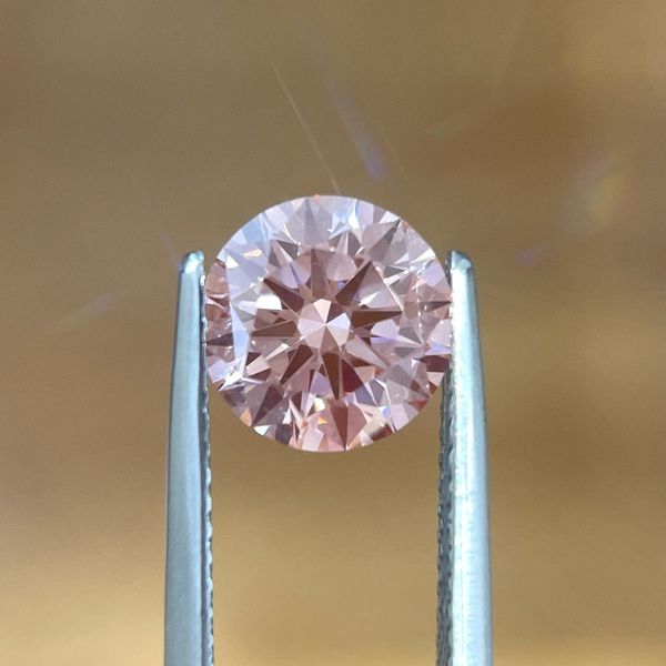 2.03 Ct Round Fancy Vivid Pink Lab Grown Diamond VS1 Clarity - IGI Image 4 Franzetti Jewelers Austin, TX