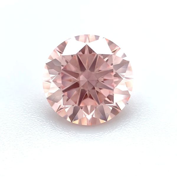 2.03 Ct Round Fancy Vivid Pink Lab Grown Diamond VS1 Clarity - IGI Franzetti Jewelers Austin, TX