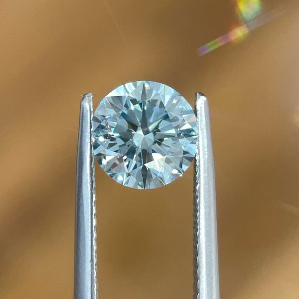 1.59 Ct Round Fancy Greenish Blue Lab Grown Diamond VVS2 Clarity - IGI Image 4 Franzetti Jewelers Austin, TX