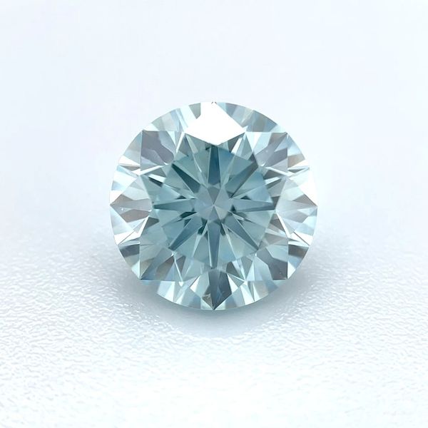 1.59 Ct Round Fancy Greenish Blue Lab Grown Diamond VVS2 Clarity - IGI Image 5 Franzetti Jewelers Austin, TX