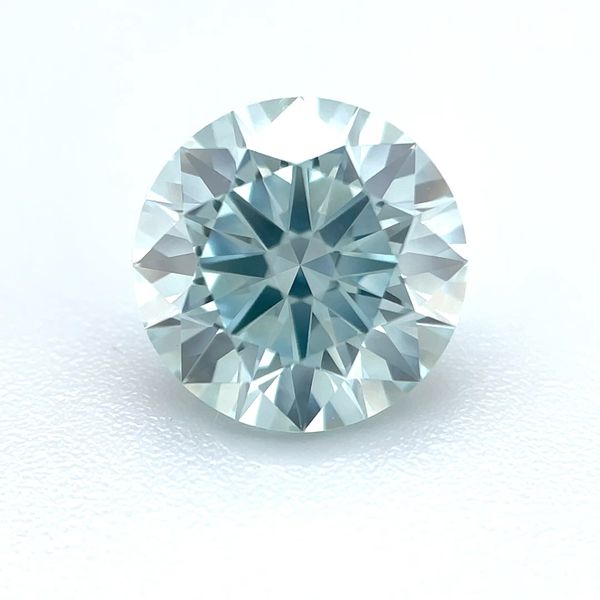 2.05 Ct Round Fancy Intense Green Blue Lab Grown Diamond VVS2 Clarity - IGI Image 5 Franzetti Jewelers Austin, TX
