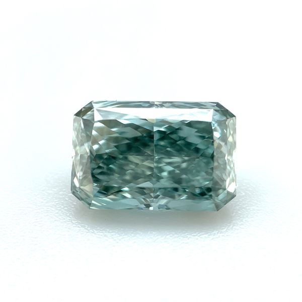 2.17 Ct Radiant Fancy Vivid Green Lab Grown Diamond VS1 Clarity - IGI Image 5 Franzetti Jewelers Austin, TX