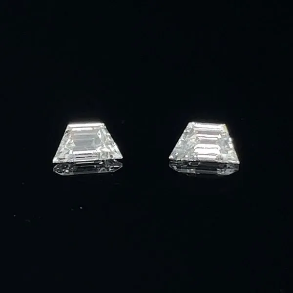 0.61 CTW Matched Pair of Trapezoid Step Cut Lab Grown Diamonds DEF VS1 Image 3 Franzetti Jewelers Austin, TX
