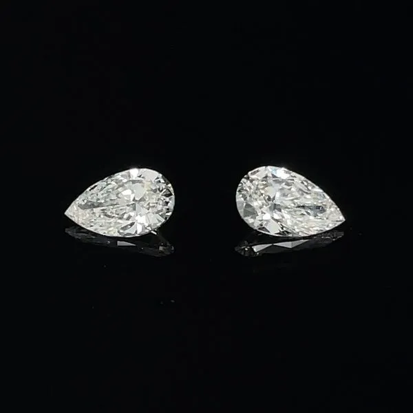 1.44 CTW Matched Pair of Pear Lab Grown Diamonds F VS1 Franzetti Jewelers Austin, TX