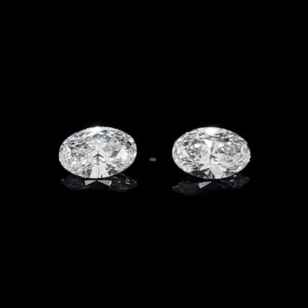 1.03 CTW Matched Pair of Oval Lab Grown Diamonds DEF VS1-VS2 Image 3 Franzetti Jewelers Austin, TX