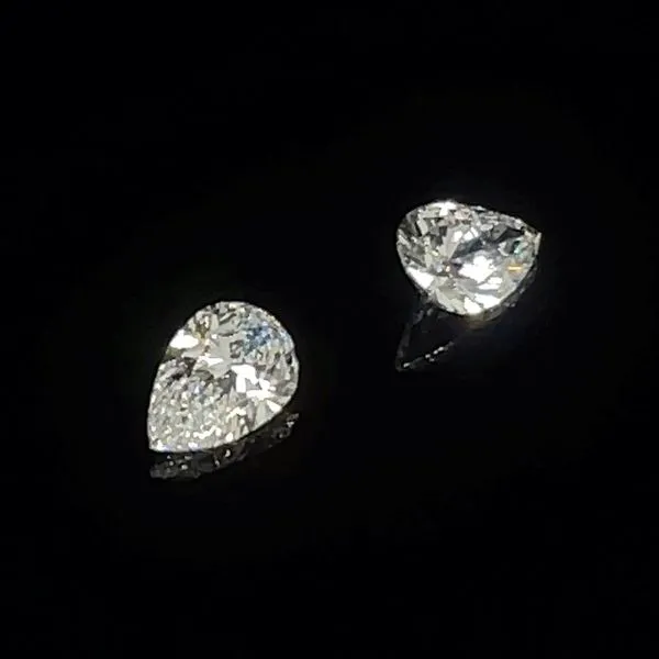 0.74 CTW Matched Pair of Pear Lab Grown Diamonds D-G VS1-VS2 Image 4 Franzetti Jewelers Austin, TX