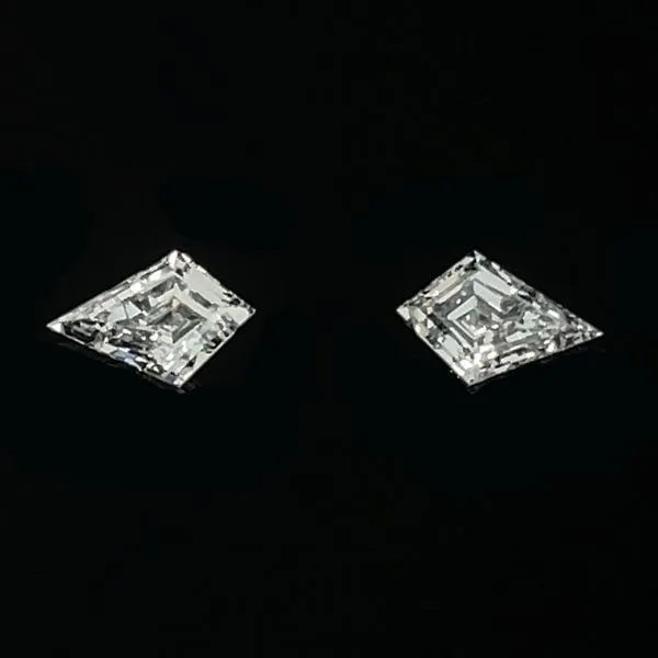0.60 CTW Matched Pair of Kite Cut Lab Grown Diamonds D-E-F VS1-VS2 Franzetti Jewelers Austin, TX