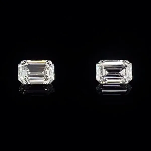 0.53 CTW Matched Pair of Emerald Cut Lab Grown Diamonds D-G VS1-VS2 Image 3 Franzetti Jewelers Austin, TX