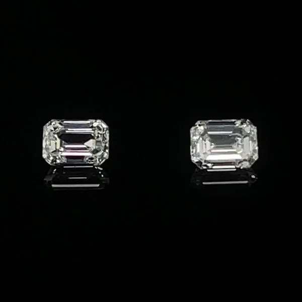 0.52 CTW Matched Pair of Emerald Cut Lab Grown Diamonds D-G VS1-VS2 Image 3 Franzetti Jewelers Austin, TX