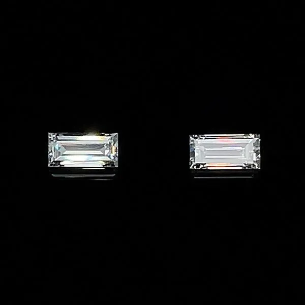 0.44 CTW Matched Pair of Baguette Cut Lab Grown Diamonds D-E-F VS1-VS2 Image 3 Franzetti Jewelers Austin, TX