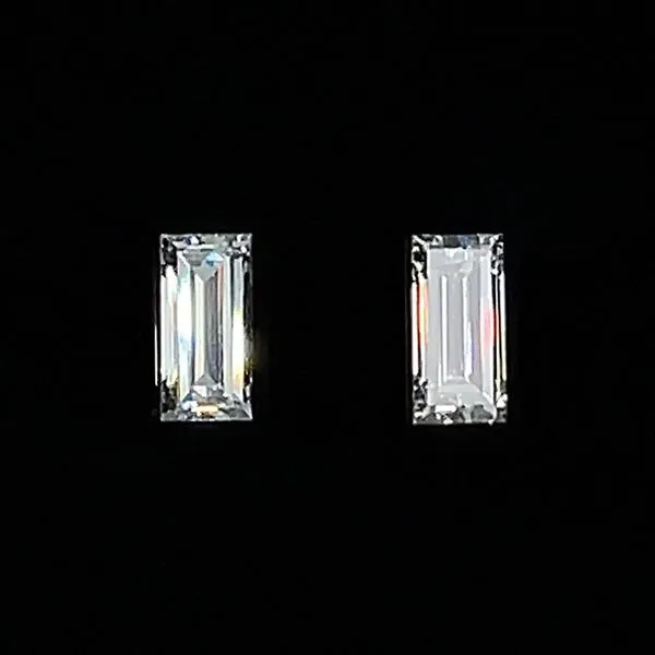 0.44 CTW Matched Pair of Baguette Cut Lab Grown Diamonds D-E-F VS1-VS2 Franzetti Jewelers Austin, TX