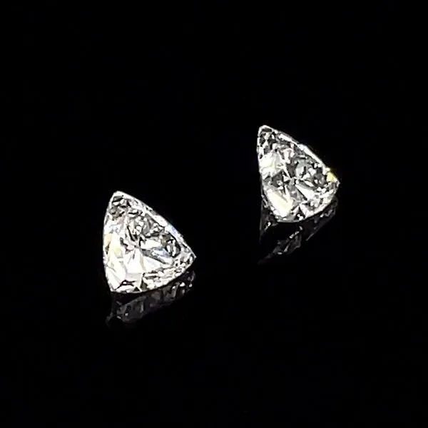 0.61 CTW Matched Pair of Trilliant Lab Grown Diamonds D-E-F VS1-VS2 Image 4 Franzetti Jewelers Austin, TX