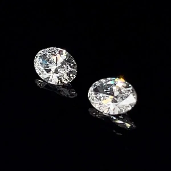 0.86 CTW Matched Pair of Oval Lab Grown Diamonds D-E-F VS1-VS2 Image 4 Franzetti Jewelers Austin, TX