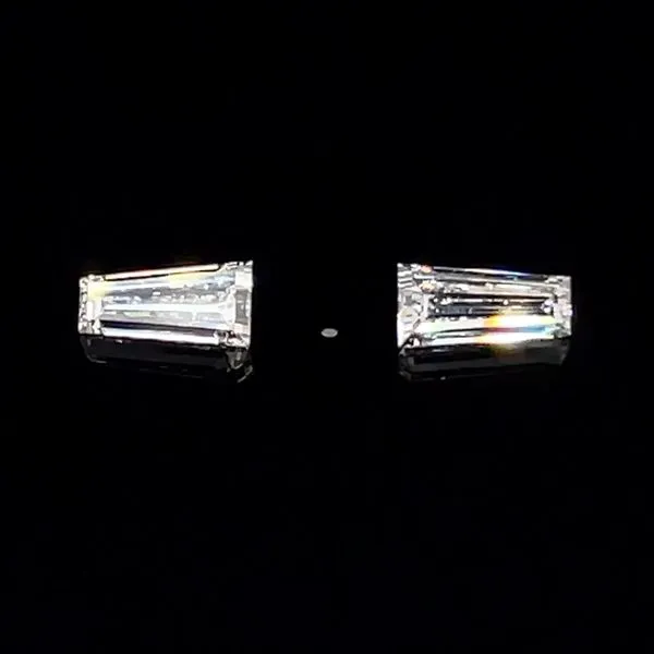 0.59 CTW Matched Pair of Tapered Baguette Cut Lab Grown Diamonds D-E-F VS1-VS2 Franzetti Jewelers Austin, TX