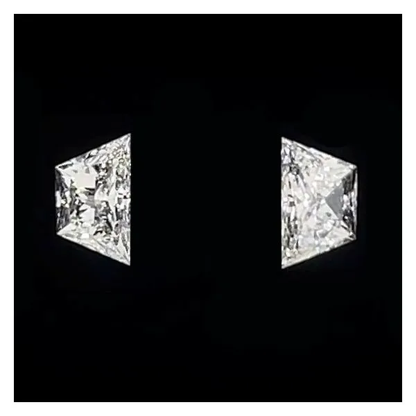 0.80 CTW Matched Pair of Trapezoid Brilliant Cut Lab Grown Diamonds D-E-F VS1-VS2 Franzetti Jewelers Austin, TX