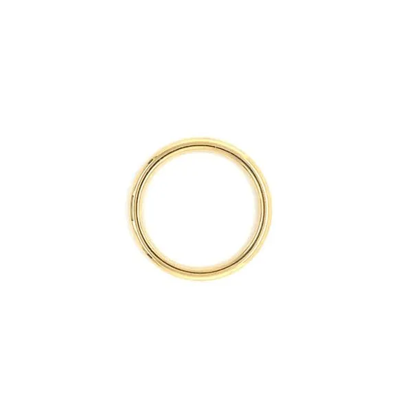 18K Yellow Gold 2 MM Half Round Comfort Fit Band Image 5 Franzetti Jewelers Austin, TX