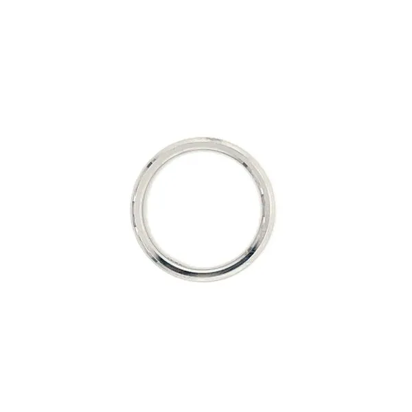 14K White Gold 2 MM Half Round Comfort Fit Band Image 5 Franzetti Jewelers Austin, TX