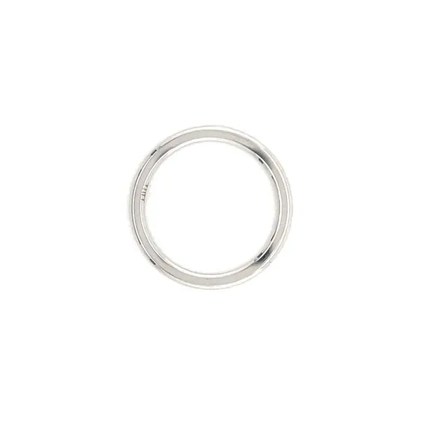 14K White Gold 1.5 MM Half Round Comfort Fit Band Image 5 Franzetti Jewelers Austin, TX
