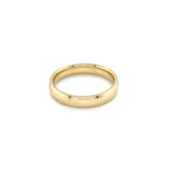 14K Yellow Gold 3.5 MM Lightweight Comfort Fit European Style Band Image 3 Franzetti Jewelers Austin, TX
