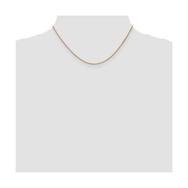 14K Yellow Gold 1.2 mm Spiga Chain 16